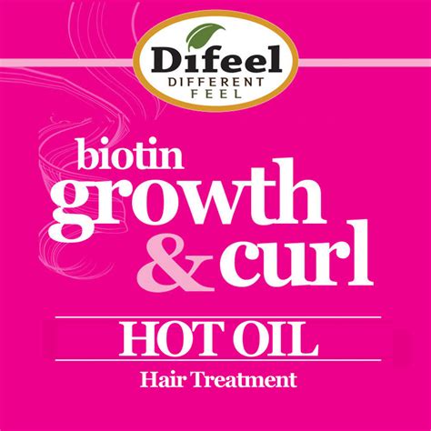 Difeel Biotin Growth And Curl Hot Oil Treatment 7 1 Oz 2 Pc T Set Difeel Find Your