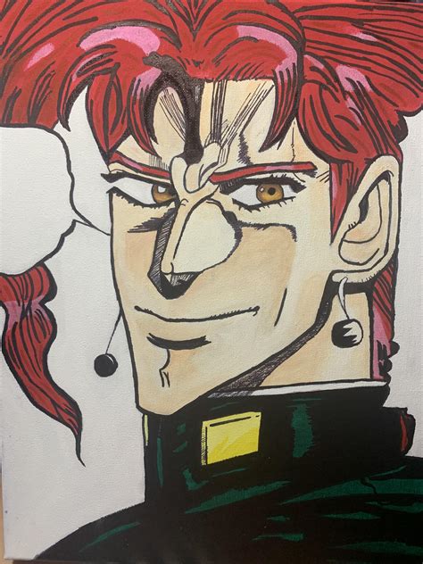 had a lot of fun painting Kakyoin : r/kakyoin