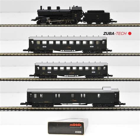 Märklin 81035 Oldtimer Zug 4 tlg SBB Spur Z Analog mit OVP Kaufen auf