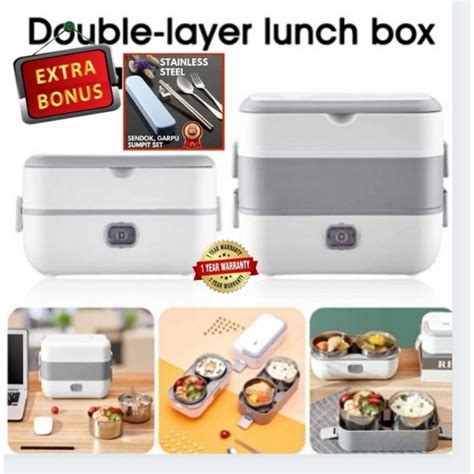 Jual Lunch Box Elektrik Kotak Bekal Listrik Penghangat Makanan Tempat