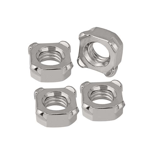 DIN928 Stainless Steel SS304 Nut M5 M6 Square Type Weld Nuts China M5