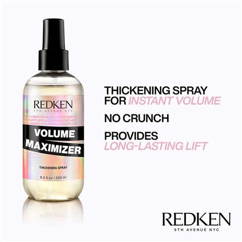 Redken Volume Maximizer Thickening Spray For Fine Hair