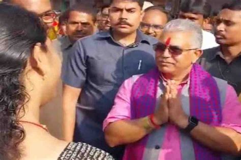 Dilip Ghosh Bjps Dilip Ghosh Meets Tmc Leader And Beldanga