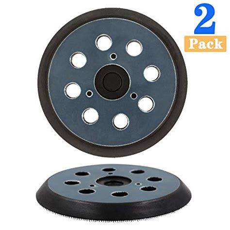 AxPower 5 Inch 8 Hole Replacement Sander Pads 5 Hook And Loop Sanding