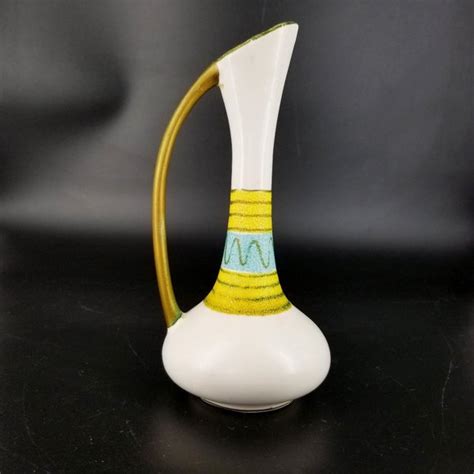 Enesco Accents Vintage Enesco Import Japan Bud Vase Jug Ewer Gold