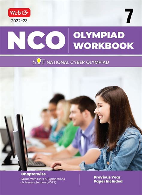 MTG NCO Olympiad Workbook Class 7 Cyber By Meetu Misra Exam 2022 23