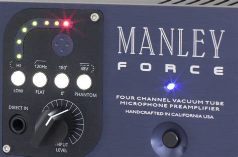 Manley Introduces FORCE Mic Preamp At 2015 NAMM Show AudioXpress