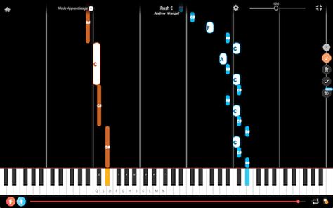 Rush E - Piano Tutorial with Letter Notes - La Touche Musicale