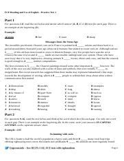 Fce Reading And Use Of English Practice Test Pdf Fce Reading And