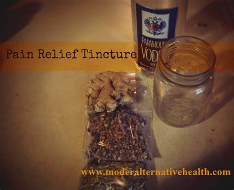 DIY: Pain-Relieving Tincture