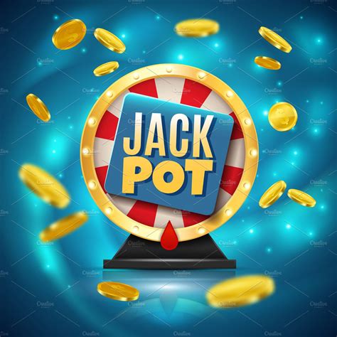 Jackpot Realistic Background Photoshop Graphics Creative Market