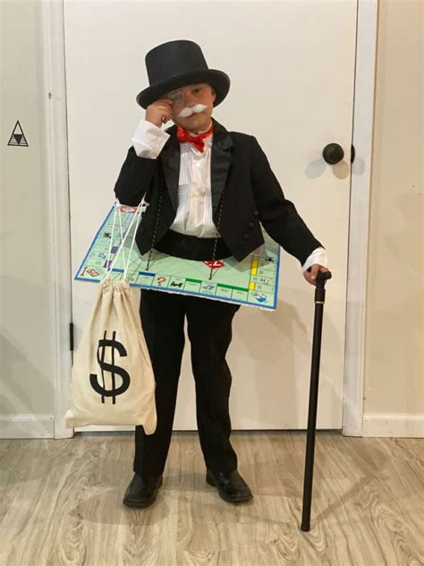 Monopoly Man Kids Costume Clever Halloween Costumes Homemade