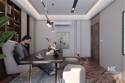 Modern Home Office Design on Behance