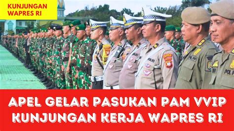 Apel Gelar Pasukan Pam Vvip Ri Kodamtanjungpura Shorts Tni Polri