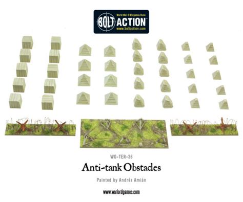 Focus: Plastic Anti-tank Obstacles - Warlord Games