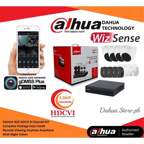 Dahua Kit Ch Cctv Kit P Hd Mp Camera Dvr Complete Cctv Package