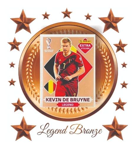 Figurinha Extra Copa Kevin De Bruyne Legend Bronze