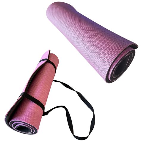 Tapete Colchonete Yoga Pilates Fitness Ginástica 1m x 50cm x 10mm