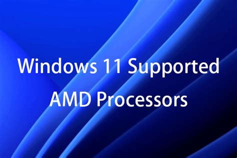 Windows 11 Supported Intel Processorscpus