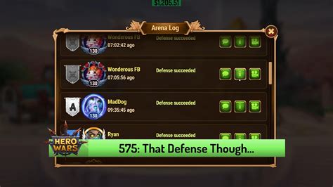 Let S Play Hero Wars I M Back To Winning Most Defenses In Arena