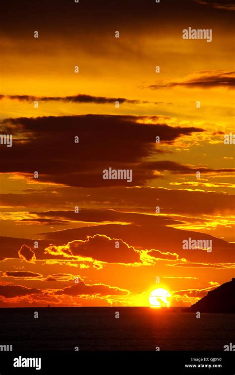 sunset sunrise twilight Stock Photo - Alamy