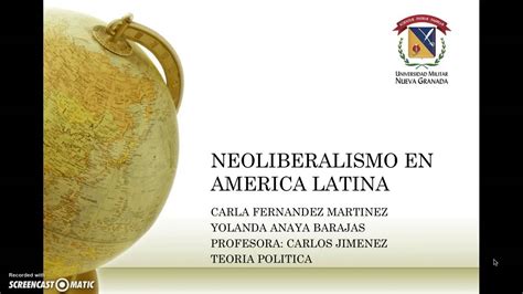 Neoliberalismo En América Latina Youtube