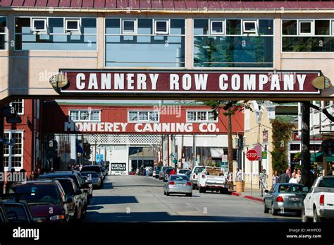 The Main Street Of Cannery Row Monterey California Stock Photo Alamy