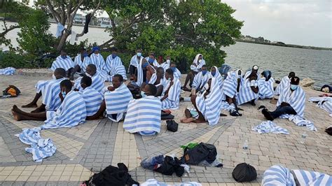 Hundreds Of Migrants Arrive On Boat In Florida Keys Abc News