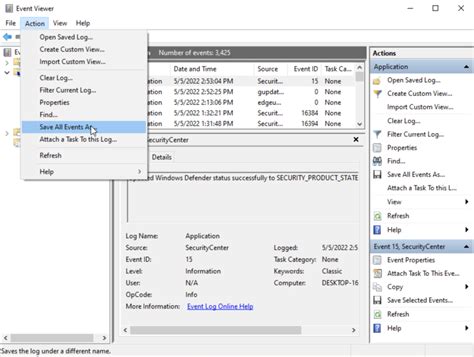 How To Export Windows Event Logs From Event Viewer Beyond Identity