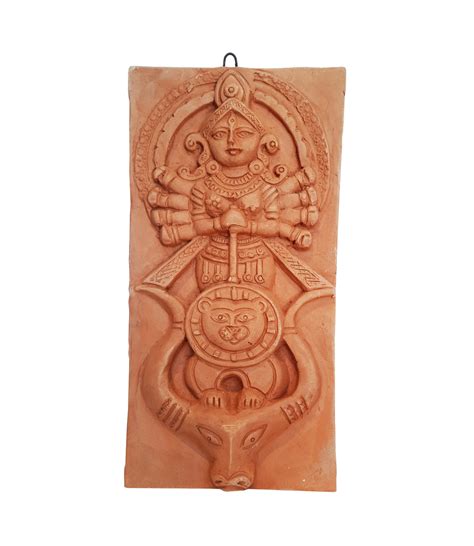 3d Finish Srejonee Terracotta Maa Singhabahini Wall Tiles 12 At Rs 699