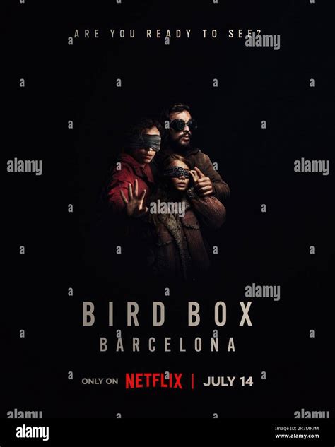 BIRD BOX BARCELONA Poster From Left Georgina Campbell Naila