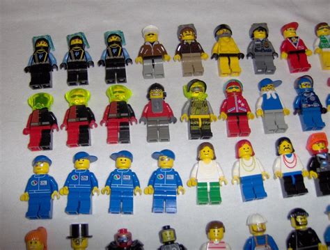 Vintage "LEGO MINIFIGURE FIGURES HUGE ASSORTED MIXED BULK LOT" 173-pcs ...