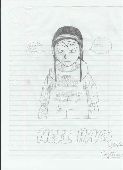 Neji's Curse Mark by kawrtnai on DeviantArt