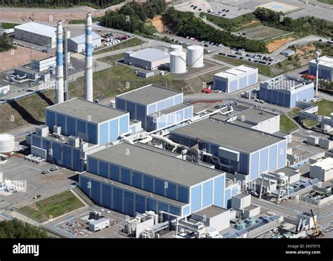 An Aerial Photo Shows The Shika Nuclear Power Plant Shika Genshiryoku