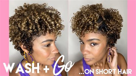 Wash Go On Short Curly Hair Youtube