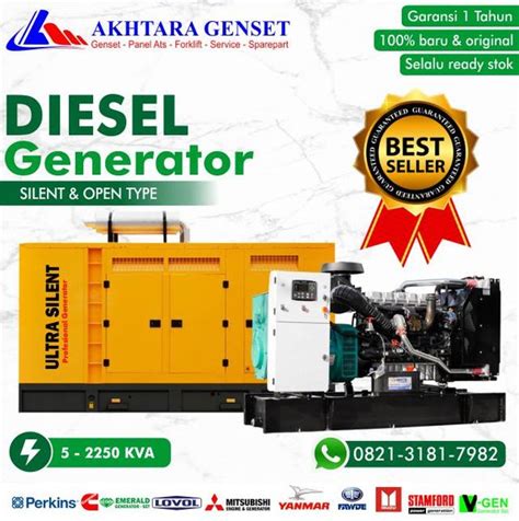 Jual JUAL GENSET PERKINS SILENT 100 KVA 135 Kva 150 Kva Di Lapak