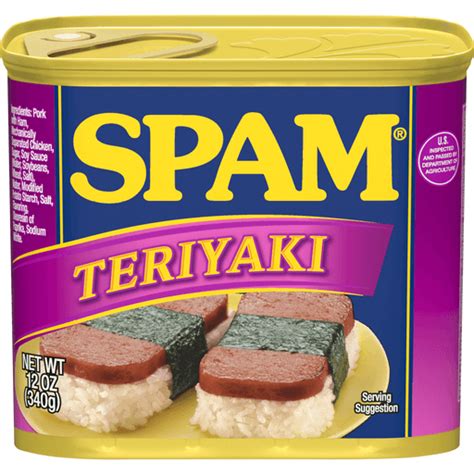 SPAM® Teriyaki Canned Meat 12 oz. Can | Canned Meat | Foodtown