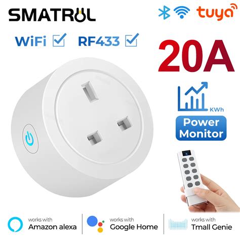 Smatrul A A Wifi Smart Plug With Energy Monitoring Socket Tuya