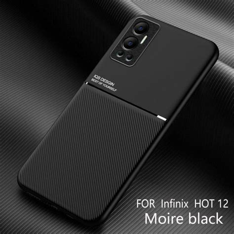 Icasecover For Infinix Hot 12 Hot 12i Hot 12 Play Soft Case Hybrid Leather Magnetic Shockproof