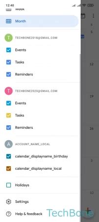 How To Show Hide Holidays In Calendar Xiaomi Manual Techbone