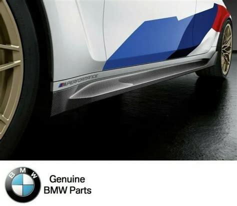 Bmw M Performance Genuine Carbon Fibre Side Skirt Sill Set G M