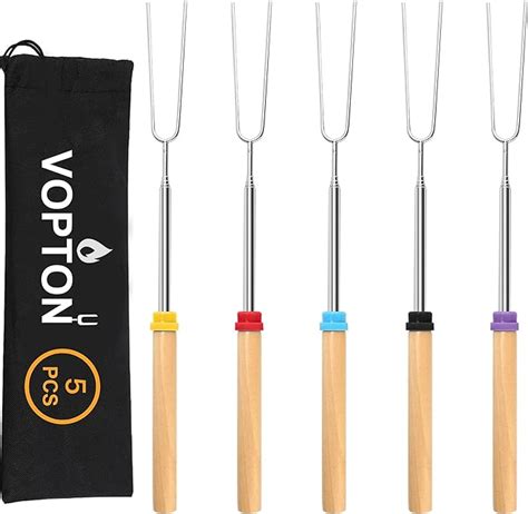 Amazon Pcs Marshmallow Roasting Sticks For Fire Pit Long Inch