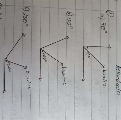 Con La Ayuda De Un Transportador De Ngulos Y Una Regla Traza Los