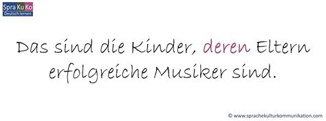 Relativsätze im Genitiv Formen der Relativpronomen Beispiele