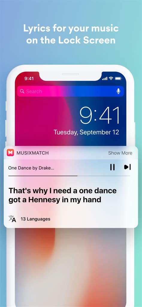 Musixmatch Lyrics Finder Scrnshts