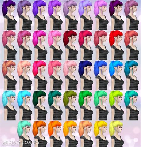 Aveiras Sims 4 Skysims Hair 217 Retexture 60 Colors Standalone Sims 4 Sims Sims 4 Update