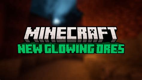 Glowing Ores Texture Pack Para Minecraft 117 1165 1152 1144