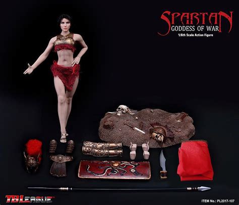 1 6 Tbleague Phicen Spartan Goddess Of War Female Figure Box Set