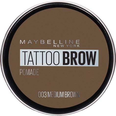 Помадка для бровей Maybelline New York Tatto Brow 003 Светло-коричневый ...