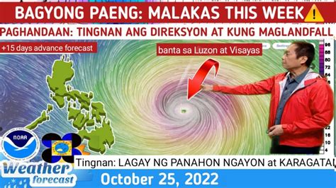 BAGYONG PAENG PAGHANDAAN PARATING NA AT MALAKAS WEATHER UPDATE